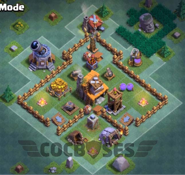 best builder hall 3 base anti 1 star