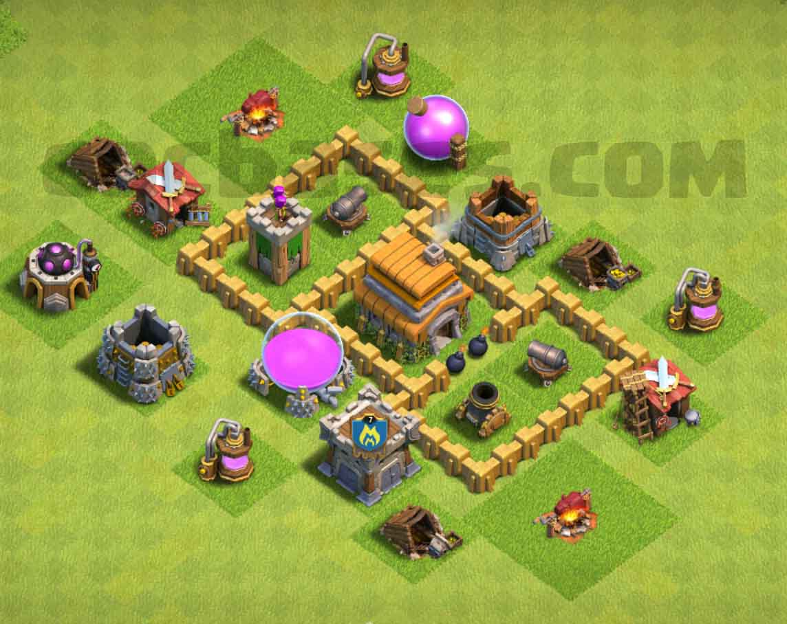 town hall 3 hybrid base